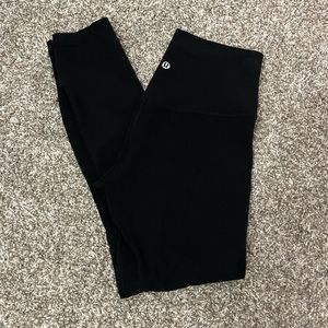 Lululemon Black Align High-Rise Leggings 25” Size 6